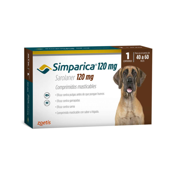 Simparica 120 mg 1 comp (40–60 kg)