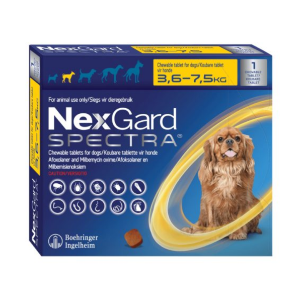 NexGard Spectra 3,5–7,5 kg