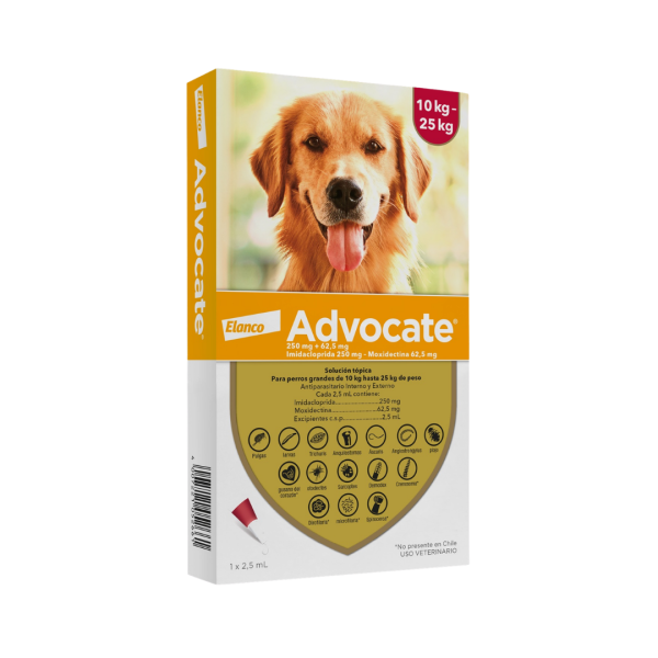 Advocate perro 10–25 kg