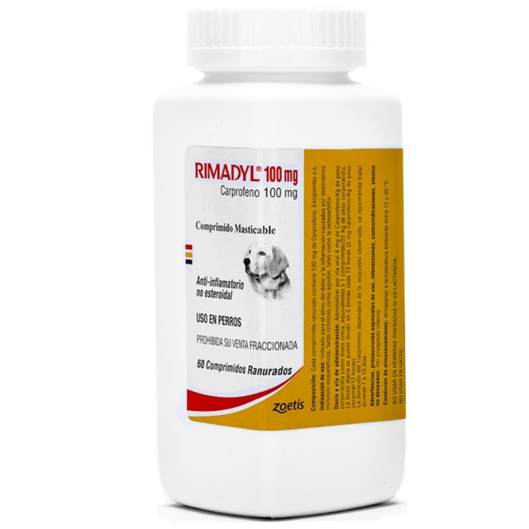 vet y vet (85) Rimadyl 100 mg x 60 comprimidos - Imagen 1