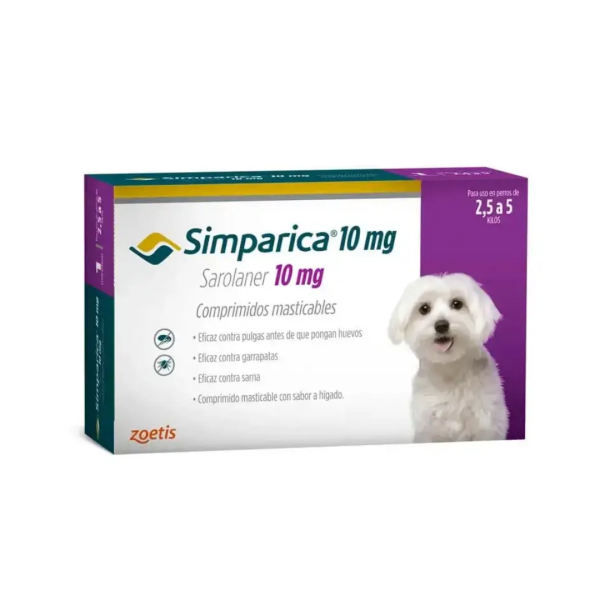 Simparica 10 mg 1 comp (2,5–5 kg)